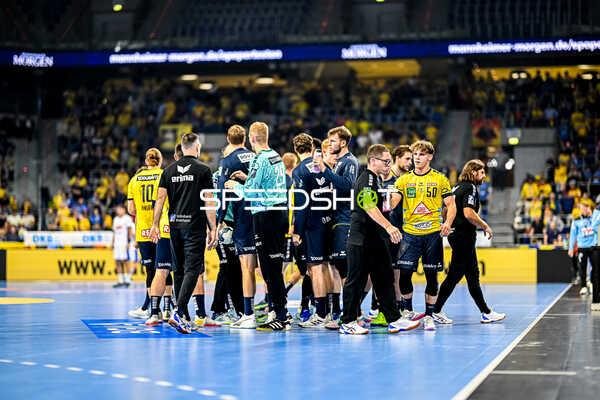 Handball I Herren I Saison 2023-2024 I Liqui Moly Handballbundesliga I 8. Spieltag I Rhein-Neckar Löwen - VfL Gummersbach I 22.10.2023