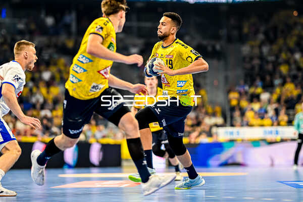 Handball I Herren I Saison 2023-2024 I Liqui Moly Handballbundesliga I 8. Spieltag I Rhein-Neckar Löwen - VfL Gummersbach I 22.10.2023 Philipp Ahouansou (19, Rhein-Neckar Löwen)
Ort: Mannheim, Germany
Datum: 22.10.2023 - Philipp Ahouansou