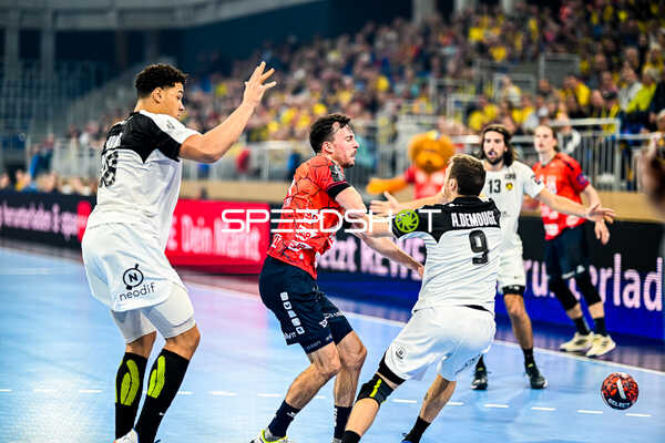 Handball I Herren I Saison 2023-2024 I EHF European League I Gruppenphase I 2. Spieltag I Rhein-Neckar Löwen - HBC Nantes I 24.10.2023