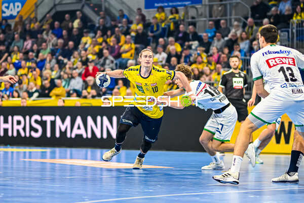 Handball I Herren I Saison 2023-2024 I Liqui Moly Handballbundesliga I 10. Spieltag I Rhein-Neckar Löwen - SC DHfK Leipzig I 09.11.2023