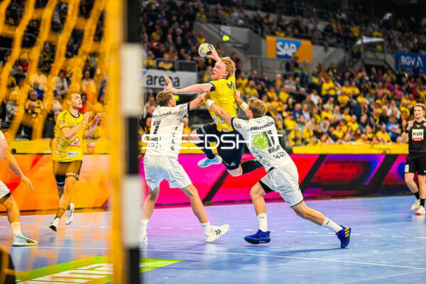 Handball I Herren I Saison 2023-2024 I Liqui Moly Handballbundesliga I 11. Spieltag I Rhein-Neckar Löwen - THW Kiel I 12.11.2023