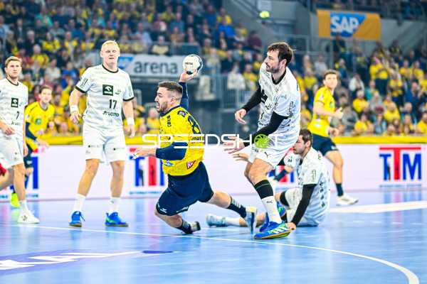 Handball I Herren I Saison 2023-2024 I Liqui Moly Handballbundesliga I 11. Spieltag I Rhein-Neckar Löwen - THW Kiel I 12.11.2023