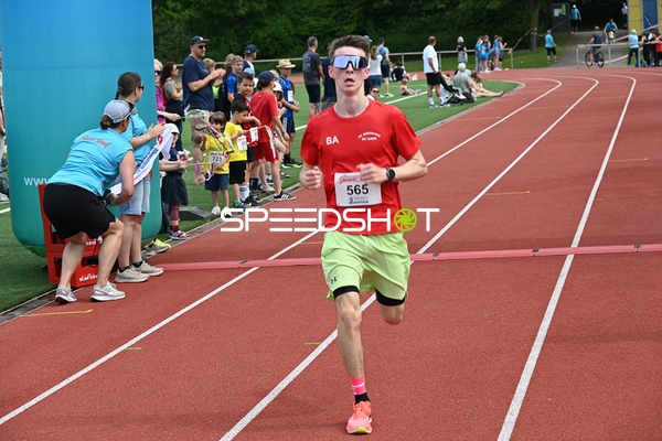 Läufer auf der Bahn