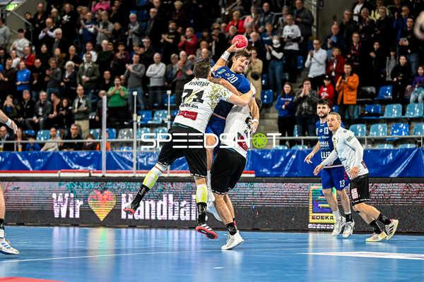 Handball I Herren I Saison 2023-2024 I 2. Handballbundesliga I 12. Spieltag I SG BBM Bietigheim - HC Elbflorenz I 18.11.2023 Paco Barthe (20, SG BBM Bietigheim)
Ort: Bietigheim-Bissingen, Germany
Datum: 18.11.2023 - Paco Barthe