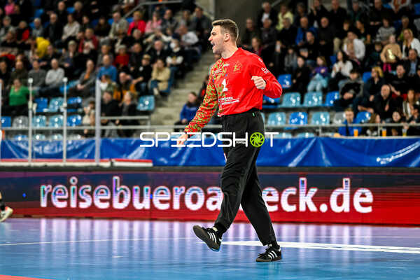 Handball I Herren I Saison 2023-2024 I 2. Handballbundesliga I 12. Spieltag I SG BBM Bietigheim - HC Elbflorenz I 18.11.2023 Marino Mallwitz (HC Elbflorenz)
Ort: Bietigheim-Bissingen, Germany
Datum: 18.11.2023