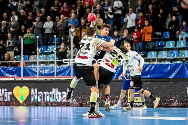 Handball I Herren I Saison 2023-2024 I 2. Handballbundesliga I 12. Spieltag I SG BBM Bietigheim - HC Elbflorenz I 18.11.2023 Paco Barthe (20, SG BBM Bietigheim)
Ort: Bietigheim-Bissingen, Germany
Datum: 18.11.2023 - Paco Barthe