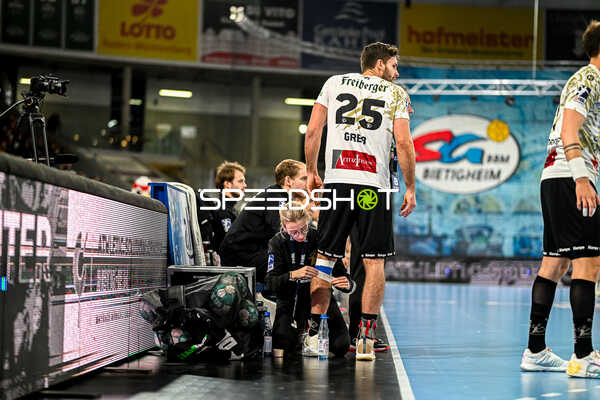 Handball I Herren I Saison 2023-2024 I 2. Handballbundesliga I 12. Spieltag I SG BBM Bietigheim - HC Elbflorenz I 18.11.2023 Sebastian Greß (HC Elbflorenz)
Ort: Bietigheim-Bissingen, Germany
Datum: 18.11.2023