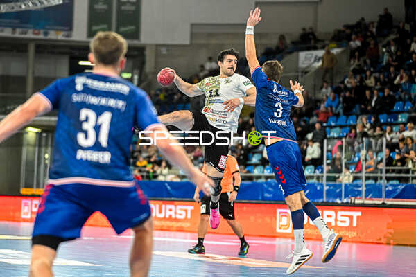 Handball I Herren I Saison 2023-2024 I 2. Handballbundesliga I 12. Spieltag I SG BBM Bietigheim - HC Elbflorenz I 18.11.2023 Doruk Pehlivan (HC Elbflorenz)
Ort: Bietigheim-Bissingen, Germany
Datum: 18.11.2023