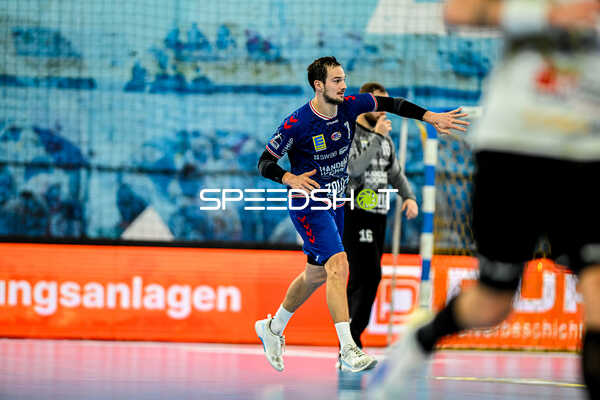 Handball I Herren I Saison 2023-2024 I 2. Handballbundesliga I 12. Spieltag I SG BBM Bietigheim - HC Elbflorenz I 18.11.2023 Dominik Claus (7, SG BBM Bietigheim)
Ort: Bietigheim-Bissingen, Germany
Datum: 18.11.2023 - Dominik Claus