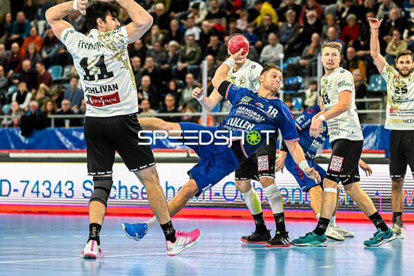 Handball I Herren I Saison 2023-2024 I 2. Handballbundesliga I 12. Spieltag I SG BBM Bietigheim - HC Elbflorenz I 18.11.2023