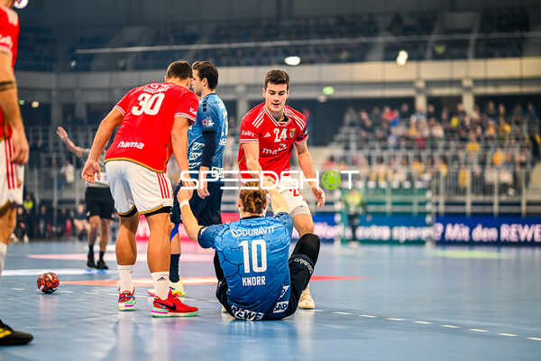 Handball I Herren I Saison 2023-2024 I EHF European League I Gruppenphase I 4. Spieltag I Rhein-Neckar Löwen - Benfica Lissabon I 21.11.2023