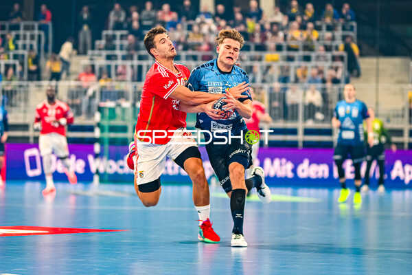 Handball I Herren I Saison 2023-2024 I EHF European League I Gruppenphase I 4. Spieltag I Rhein-Neckar Löwen - Benfica Lissabon I 21.11.2023