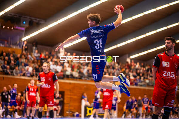 Handball I Herren I Saison 2023-2024 I 2. Handballbundesliga I 14. Spieltag I SG BBM Bietigheim - TuS Vinnhorst I 29.11.2023 Alexander Pfeifer (31, SG BBM Bietigheim)
Ort: Bietigheim-Bissingen, Germany
Datum: 29.11.2023 - Alexander Pfeifer