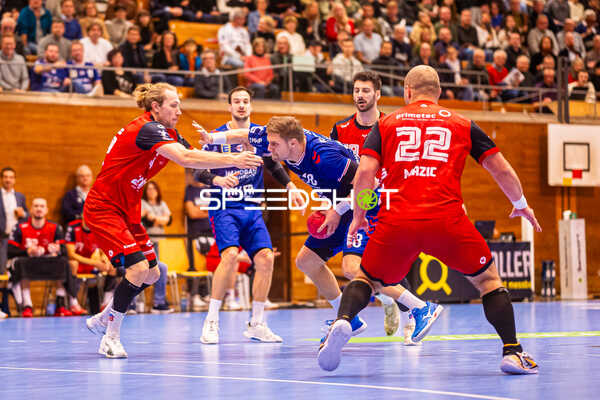 Handball I Herren I Saison 2023-2024 I 2. Handballbundesliga I 14. Spieltag I SG BBM Bietigheim - TuS Vinnhorst I 29.11.2023 Fabian Wiederstein (18, SG BBM Bietigheim)
Ort: Bietigheim-Bissingen, Germany
Datum: 29.11.2023 - Fabian Wiederstein