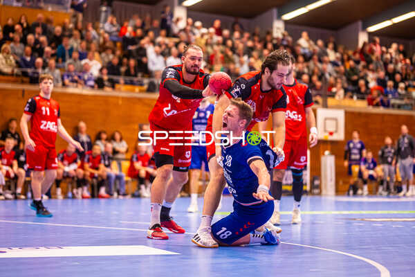 Handball I Herren I Saison 2023-2024 I 2. Handballbundesliga I 14. Spieltag I SG BBM Bietigheim - TuS Vinnhorst I 29.11.2023 Fabian Wiederstein (18, SG BBM Bietigheim)
Ort: Bietigheim-Bissingen, Germany
Datum: 29.11.2023 - Fabian Wiederstein