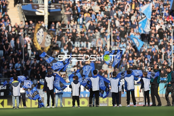 Fans schwenken Fahnen