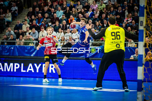 Handball I Herren I Saison 2023-2024 I DHB-Pokal I Achtelfinale I SG BBM Bietigheim - Füchse Berlin I 12.12.2023