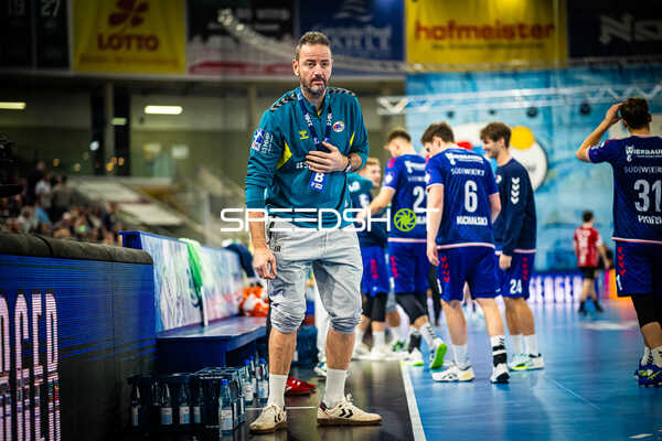 Handball I Herren I Saison 2023-2024 I DHB-Pokal I Achtelfinale I SG BBM Bietigheim - Füchse Berlin I 12.12.2023