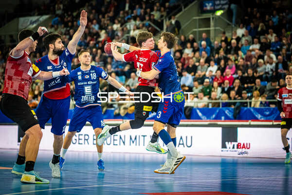 Handball I Herren I Saison 2023-2024 I DHB-Pokal I Achtelfinale I SG BBM Bietigheim - Füchse Berlin I 12.12.2023