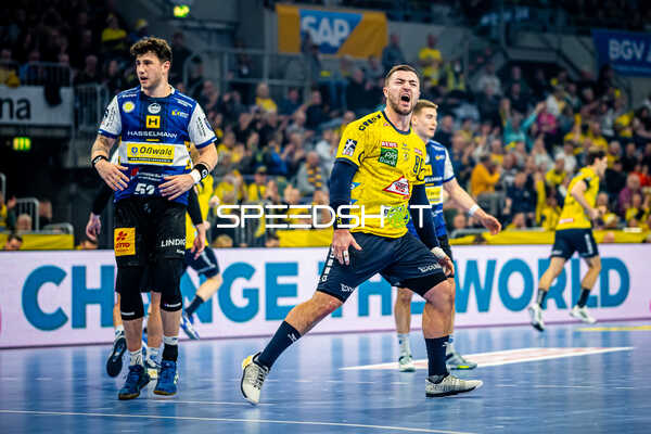 Handball I Herren I Saison 2023-2024 I Liqui Moly Handballbundesliga I 17. Spieltag I Rhein-Neckar Löwen - ThSV Eisenach I 20.12.2023