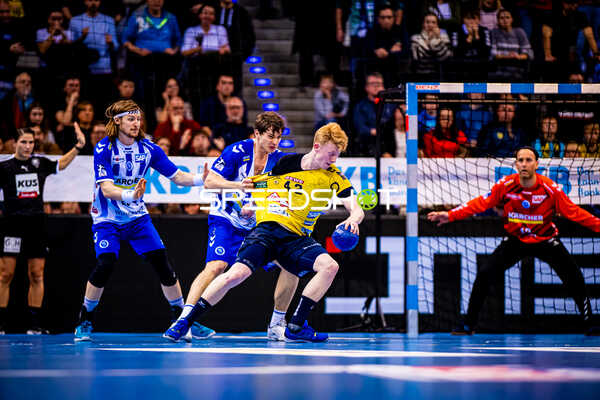 Handball I Herren I Saison 2023-2024 I Liqui Moly Handballbundesliga I 18. Spieltag I TVB Stuttgart - Rhein-Neckar Löwen I 23.12.2023