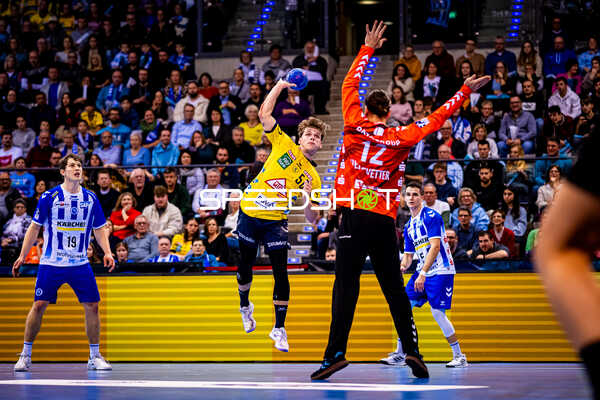 Handball I Herren I Saison 2023-2024 I Liqui Moly Handballbundesliga I 18. Spieltag I TVB Stuttgart - Rhein-Neckar Löwen I 23.12.2023