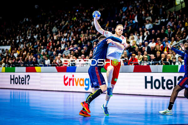 Handball I Herren I Euro 2024 I Vorrunde I Gruppe A I Schweiz - Frankreich I 14.01.2024