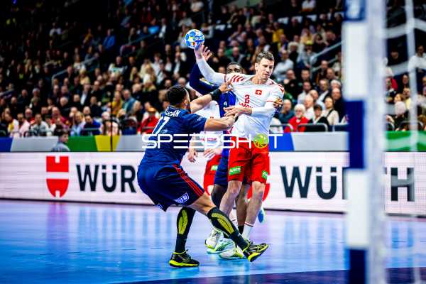 Handball I Herren I Euro 2024 I Vorrunde I Gruppe A I Schweiz - Frankreich I 14.01.2024