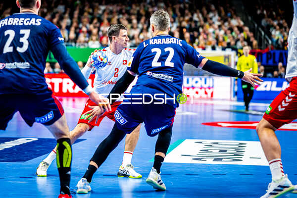 Handball I Herren I Euro 2024 I Vorrunde I Gruppe A I Schweiz - Frankreich I 14.01.2024