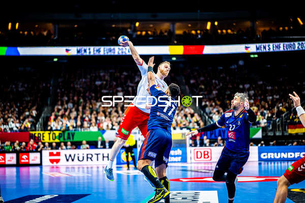 Handball I Herren I Euro 2024 I Vorrunde I Gruppe A I Schweiz - Frankreich I 14.01.2024