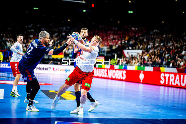 Handball I Herren I Euro 2024 I Vorrunde I Gruppe A I Schweiz - Frankreich I 14.01.2024