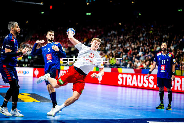 Handball I Herren I Euro 2024 I Vorrunde I Gruppe A I Schweiz - Frankreich I 14.01.2024