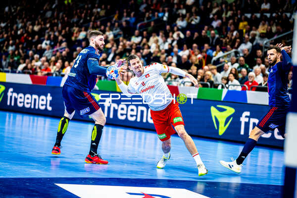 Handball I Herren I Euro 2024 I Vorrunde I Gruppe A I Schweiz - Frankreich I 14.01.2024