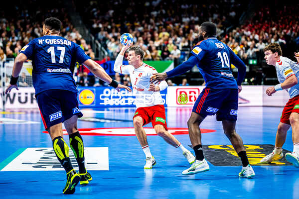 Handball I Herren I Euro 2024 I Vorrunde I Gruppe A I Schweiz - Frankreich I 14.01.2024