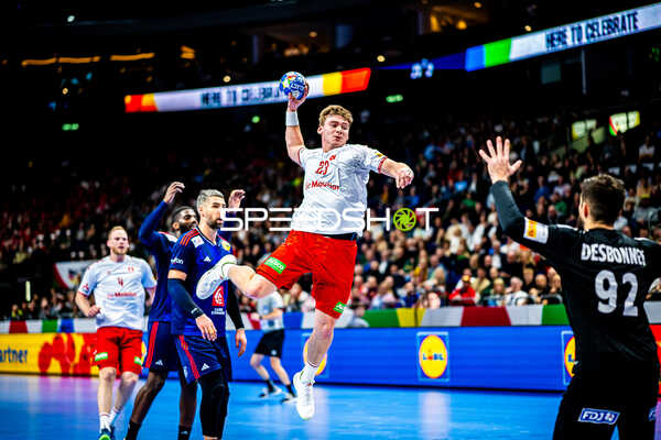 Handball I Herren I Euro 2024 I Vorrunde I Gruppe A I Schweiz - Frankreich I 14.01.2024