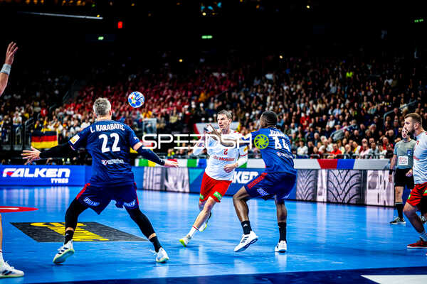 Handball I Herren I Euro 2024 I Vorrunde I Gruppe A I Schweiz - Frankreich I 14.01.2024