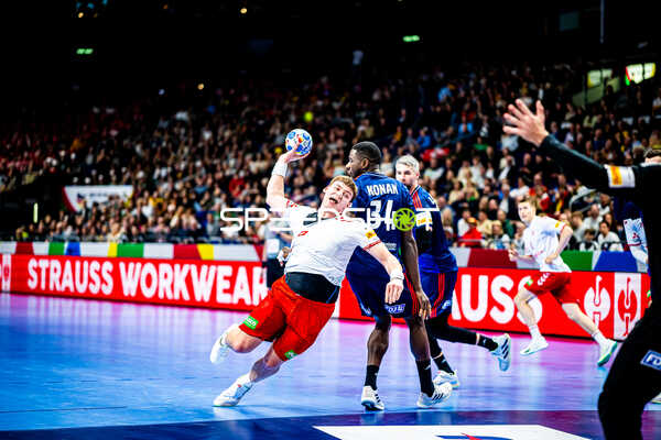 Handball I Herren I Euro 2024 I Vorrunde I Gruppe A I Schweiz - Frankreich I 14.01.2024