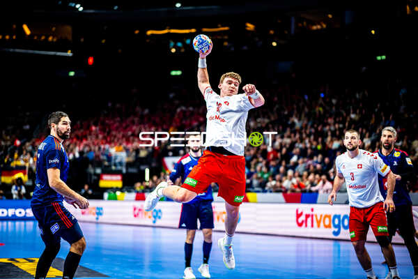 Handball I Herren I Euro 2024 I Vorrunde I Gruppe A I Schweiz - Frankreich I 14.01.2024