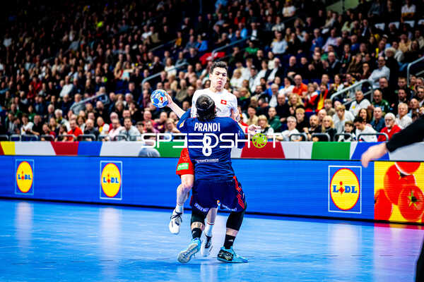 Handball I Herren I Euro 2024 I Vorrunde I Gruppe A I Schweiz - Frankreich I 14.01.2024