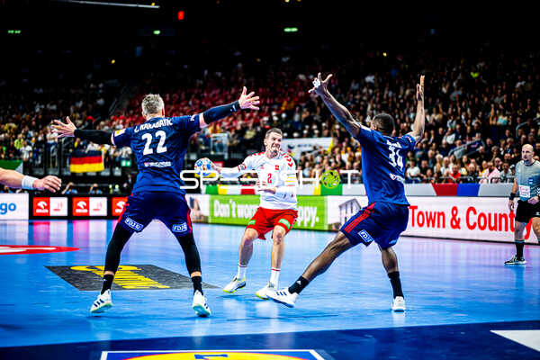 Handball I Herren I Euro 2024 I Vorrunde I Gruppe A I Schweiz - Frankreich I 14.01.2024
