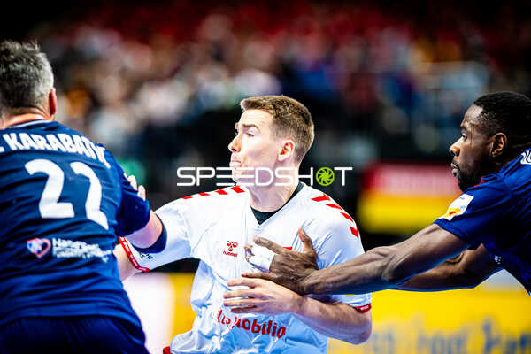 Handball I Herren I Euro 2024 I Vorrunde I Gruppe A I Schweiz - Frankreich I 14.01.2024