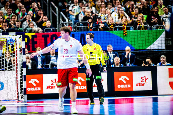 Handball I Herren I Euro 2024 I Vorrunde I Gruppe A I Schweiz - Frankreich I 14.01.2024