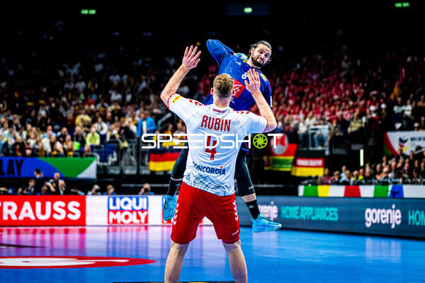 Handball I Herren I Euro 2024 I Vorrunde I Gruppe A I Schweiz - Frankreich I 14.01.2024