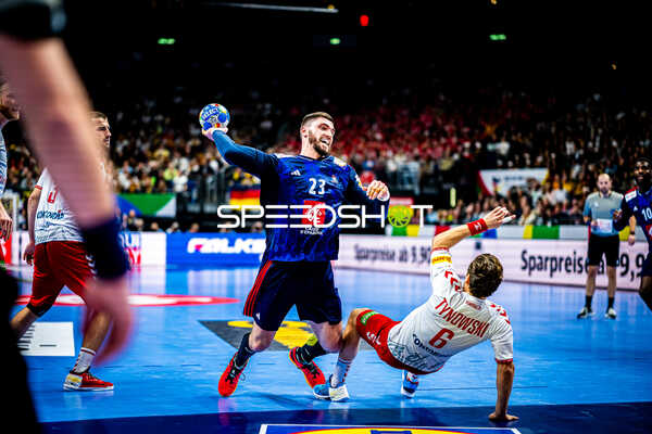 Handball I Herren I Euro 2024 I Vorrunde I Gruppe A I Schweiz - Frankreich I 14.01.2024