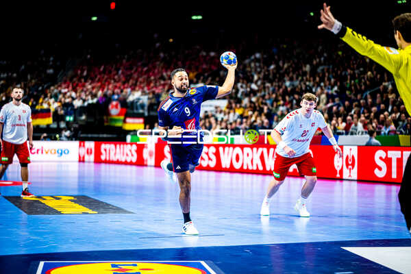 Handball I Herren I Euro 2024 I Vorrunde I Gruppe A I Schweiz - Frankreich I 14.01.2024