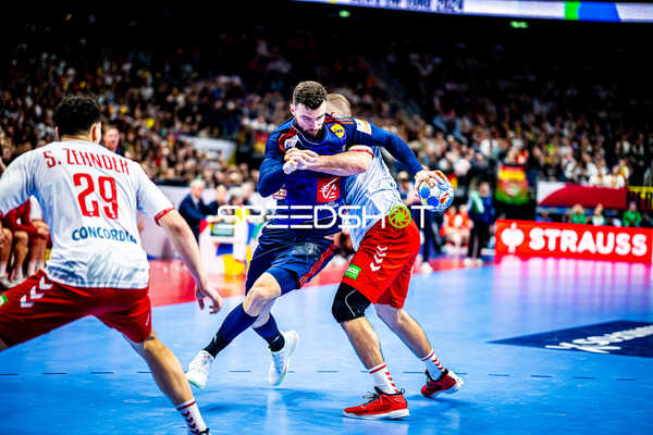 Handball I Herren I Euro 2024 I Vorrunde I Gruppe A I Schweiz - Frankreich I 14.01.2024