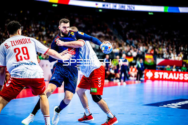 Handball I Herren I Euro 2024 I Vorrunde I Gruppe A I Schweiz - Frankreich I 14.01.2024