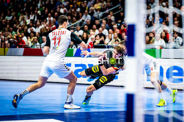 Handball I Herren I Euro 2024 I Vorrunde I Gruppe A I Nordmazedonien - Deutschland I 14.01.2024