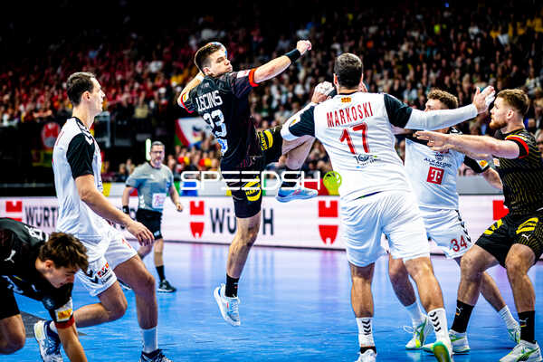 Handball I Herren I Euro 2024 I Vorrunde I Gruppe A I Nordmazedonien - Deutschland I 14.01.2024