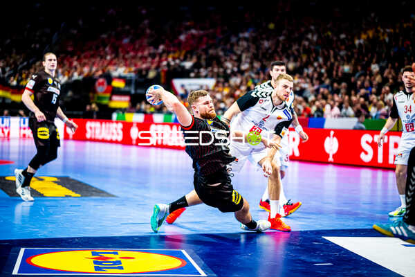 Handball I Herren I Euro 2024 I Vorrunde I Gruppe A I Nordmazedonien - Deutschland I 14.01.2024